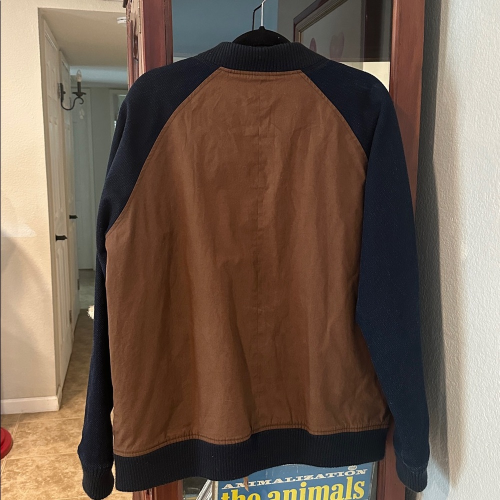 Nifty Genius Men’s Large Black/Brown Outdoor Jacket - Picture 6 of 8